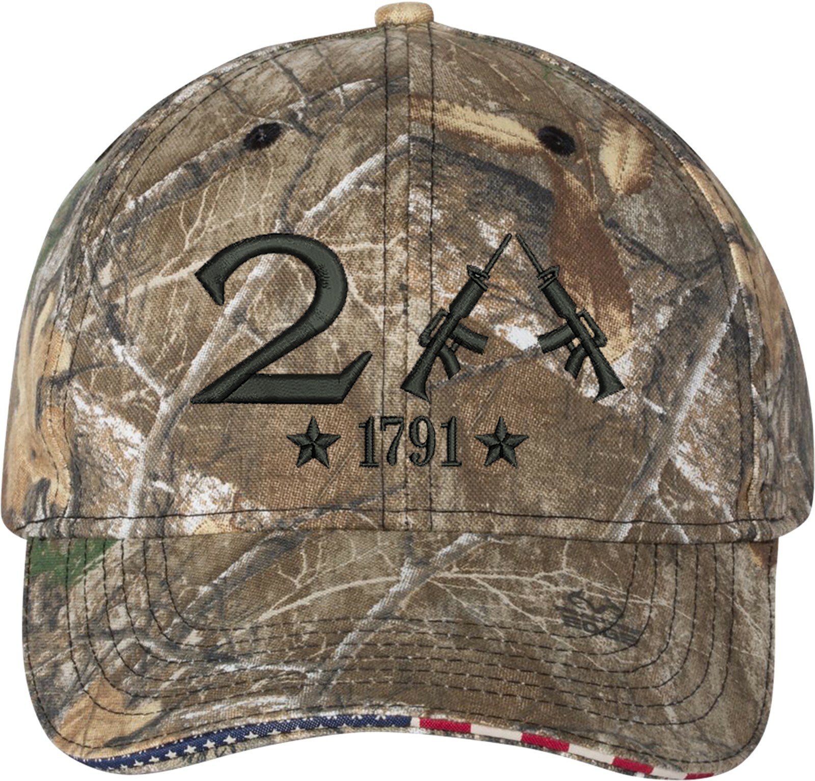 Only 2nd Amendment 1791 Guns Embroidered One Size Fits All Baseball Hats gallery
