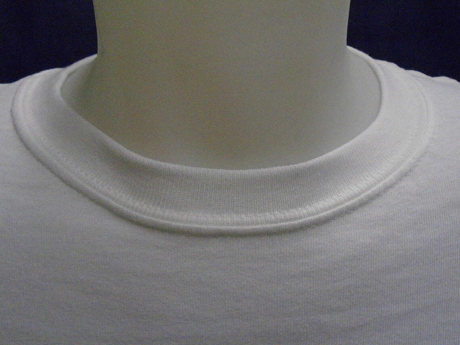 3 T-Shirts Gildan Men's 5.3 Oz White 100% Preshrunk Heavy Cotton G5000 M/L/Or XL gallery