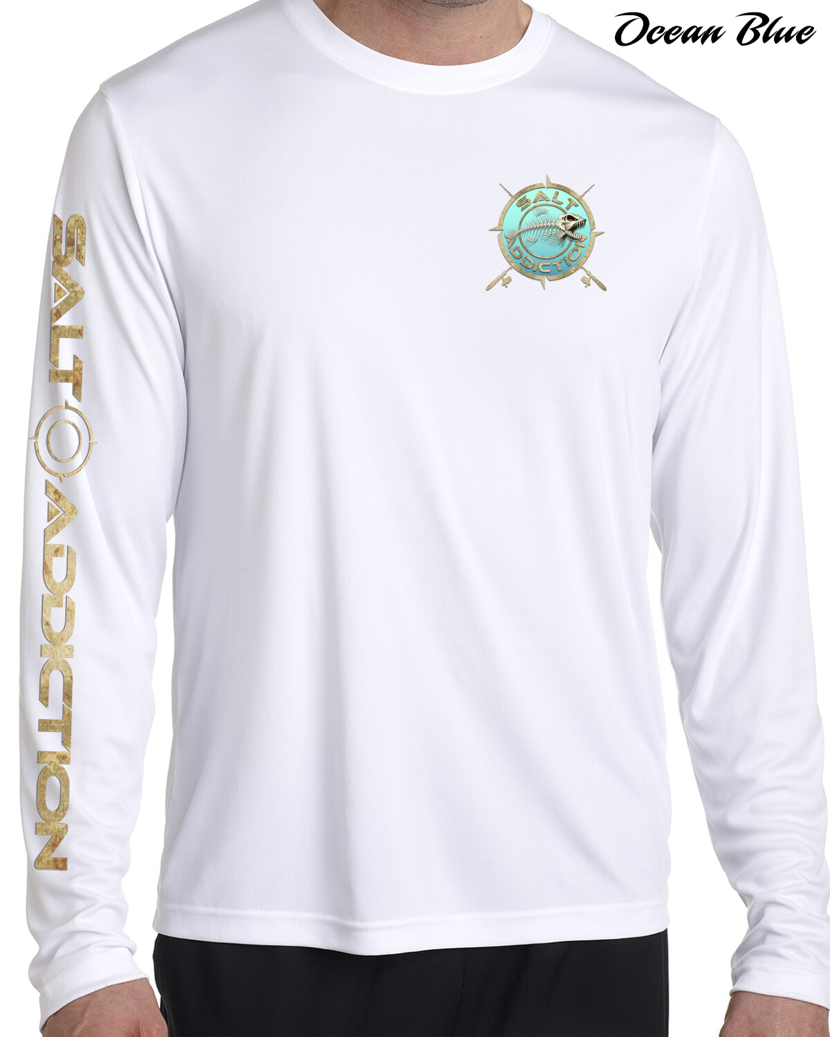 Performance fishing t shirt Salt Addiction long sleeve apparel saltwater uv 50+ gallery