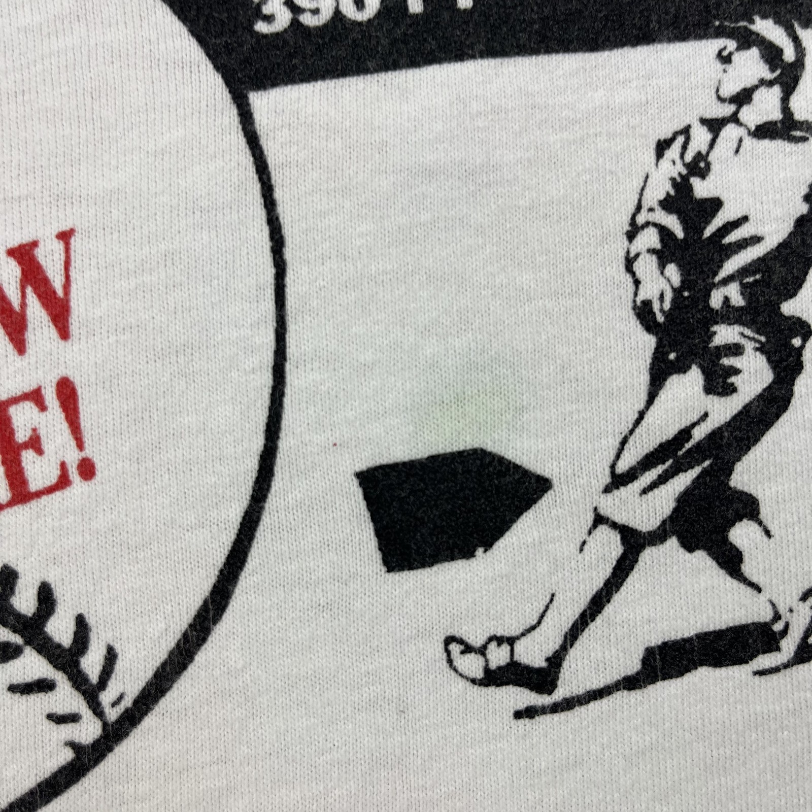 Vintage Applied Graphics T-Shirt Adult Medium White Technology Baseball USA 90s gallery