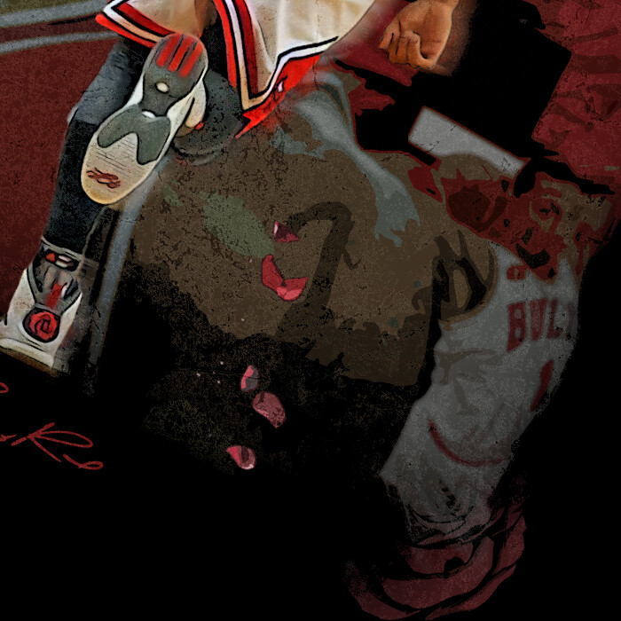Thank You Derrick Rose Retirement Basketball Career Tribute Custom Graphic Tee gallery