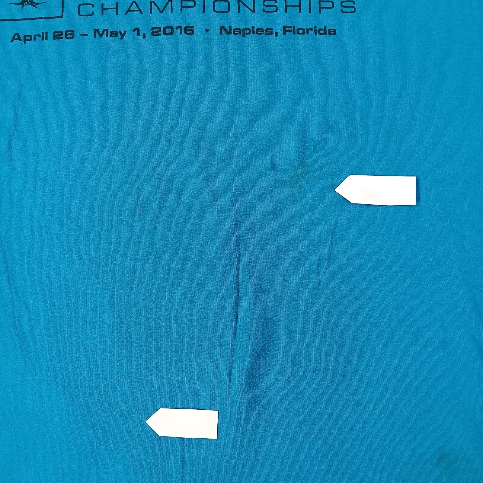 Pickleball US Open Championships Tournament Official 2016 T-shirt XL Blue gallery