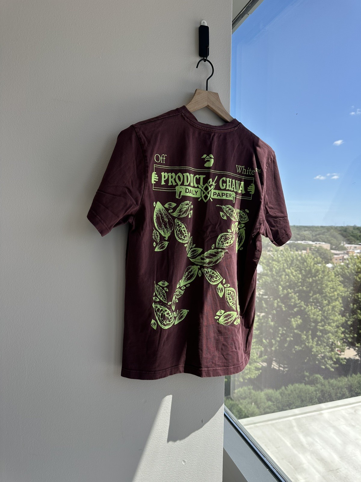Off-White x Daily Paper x Surf Ghana “Freedom Skate Park” T-Shirt –See photo sz gallery