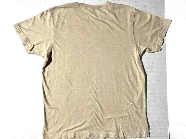 New ALTERNATIVE APPAREL Tan Soft 100% Cotton Tee T-shirt Top sz M gallery