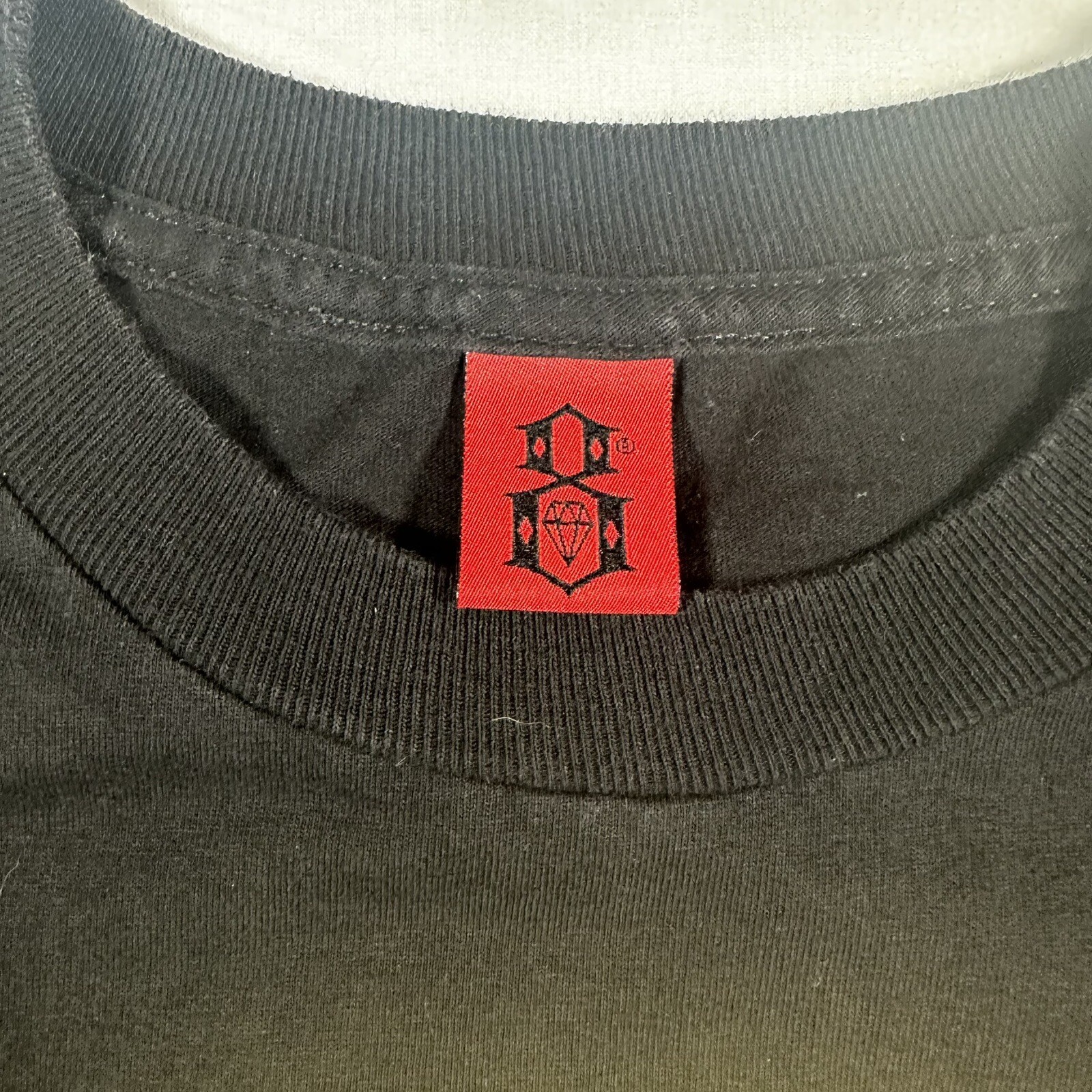 Rebel 8 Shirt Mens Medium Black Yellow Streetwear 8 Logo Graphic Tee Shirt Y2K gallery