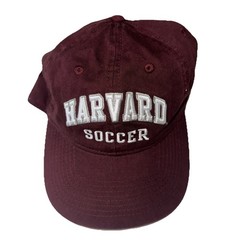 Champion Authentic 100% Cotton Harvard Soccer Crimson OSFA Strapback Hat