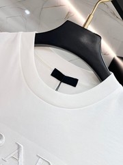 Prada 26SS Men’s Loose Round-neck Casual Short-Sleeved Shirt