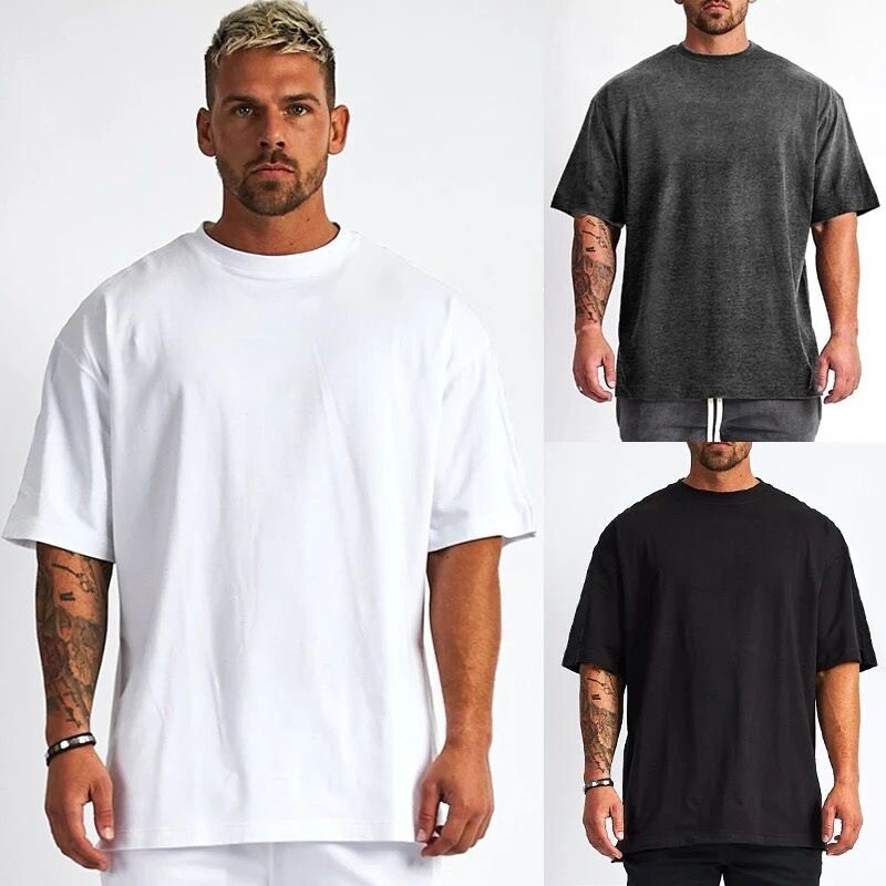 Mens 100% Cotton T Shirts High Quality Soft And Breathable, White, Size Small gallery