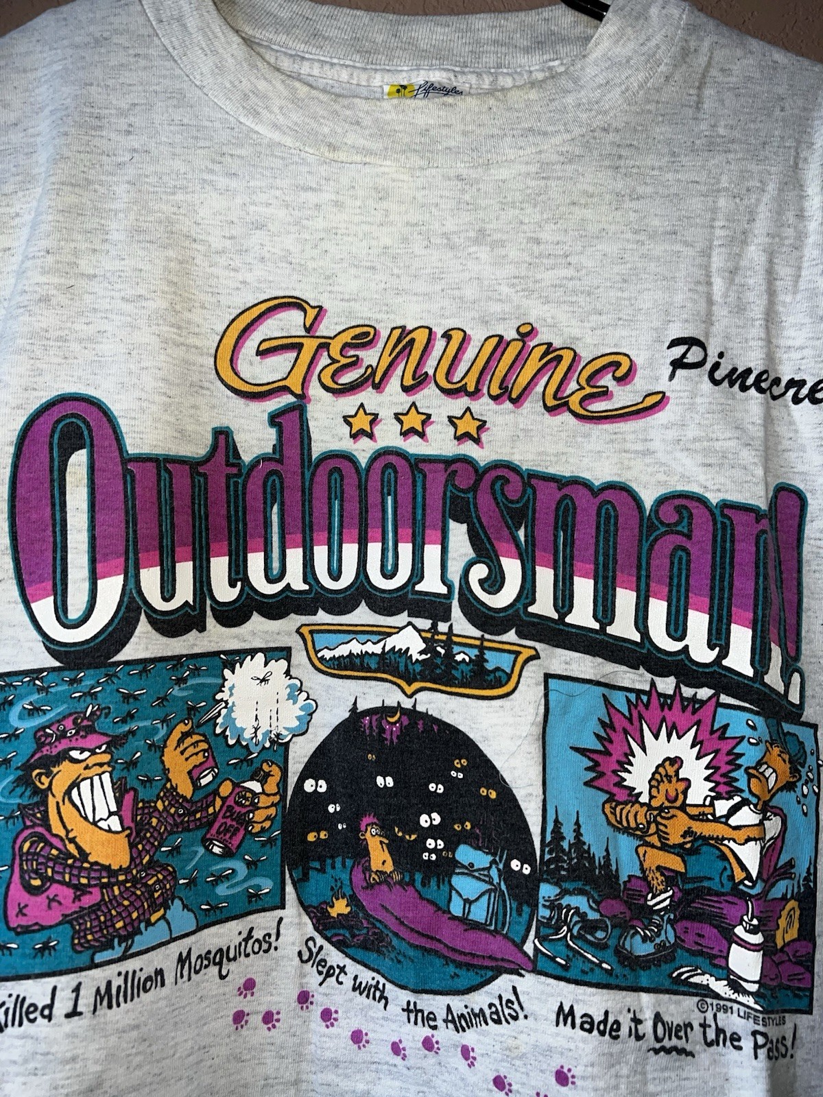 Mens Xl Vintage Outdoor Smart Fun T Shirt Lifestyles gallery
