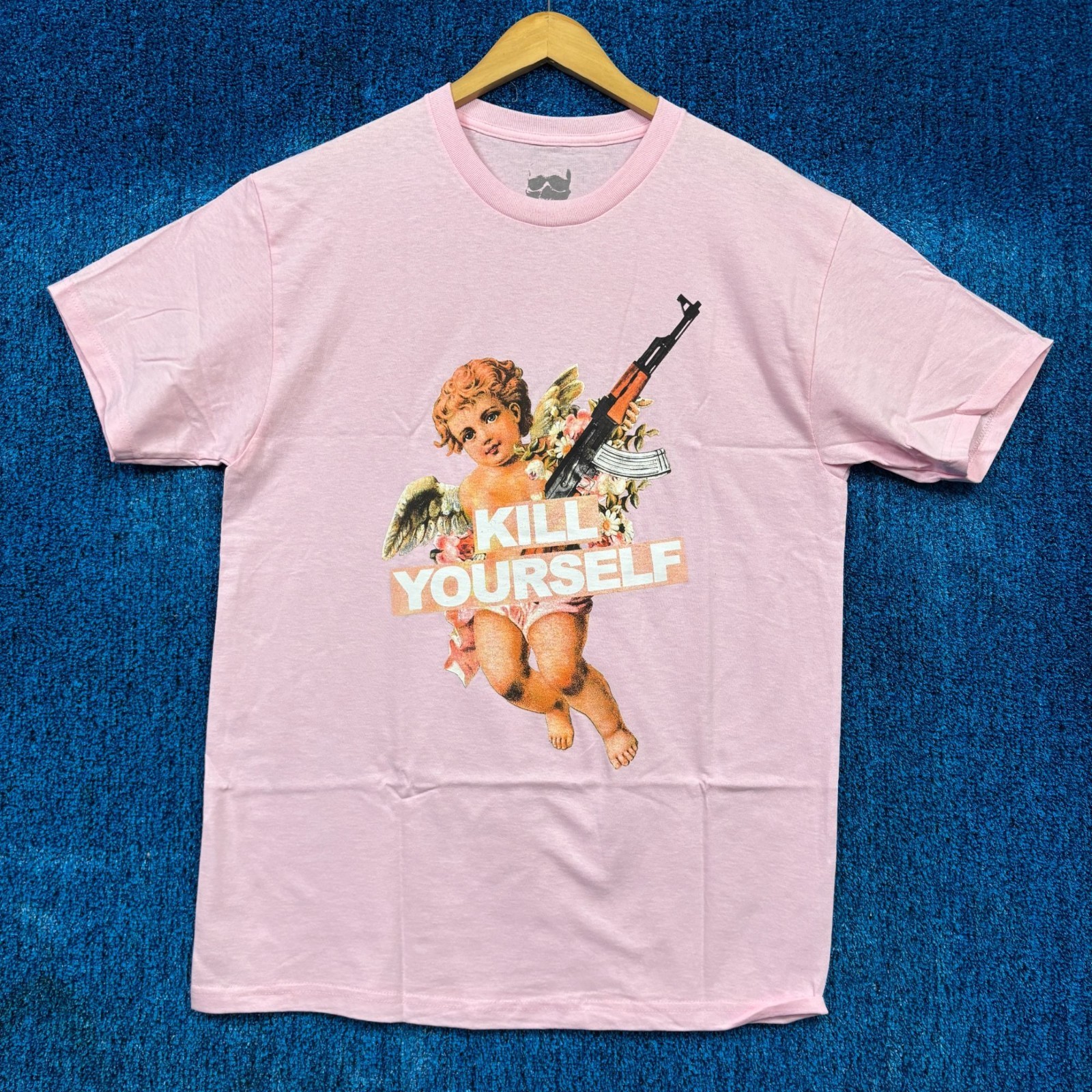 G59 Records x The Suicideboys Kill Yourself Cherub Rap Tee L gallery
