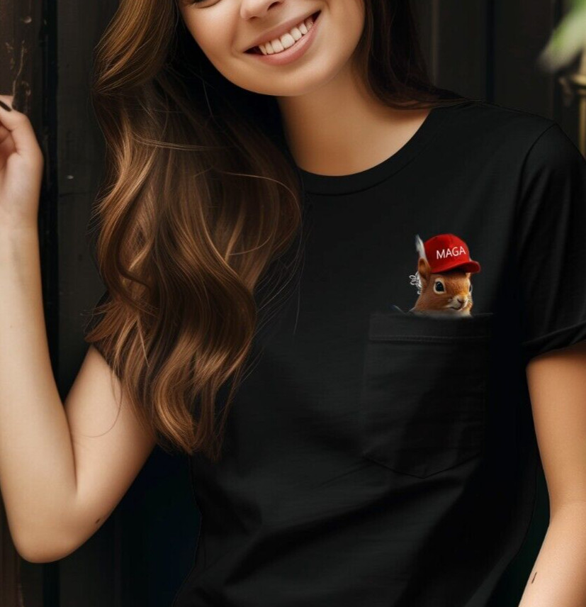Justice for Peanut Shirt, Save Squirrel Gift, Squirrel Lover, Trump MAGA T-shirt gallery