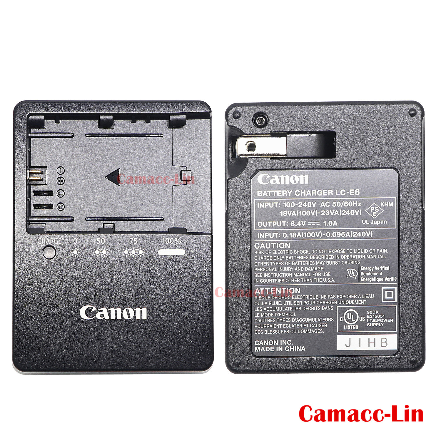 Original Canon LC-E6 Charger for EOS LP-E6 LP-E6N E6NH E6P Battery EOS Ra R5 R6