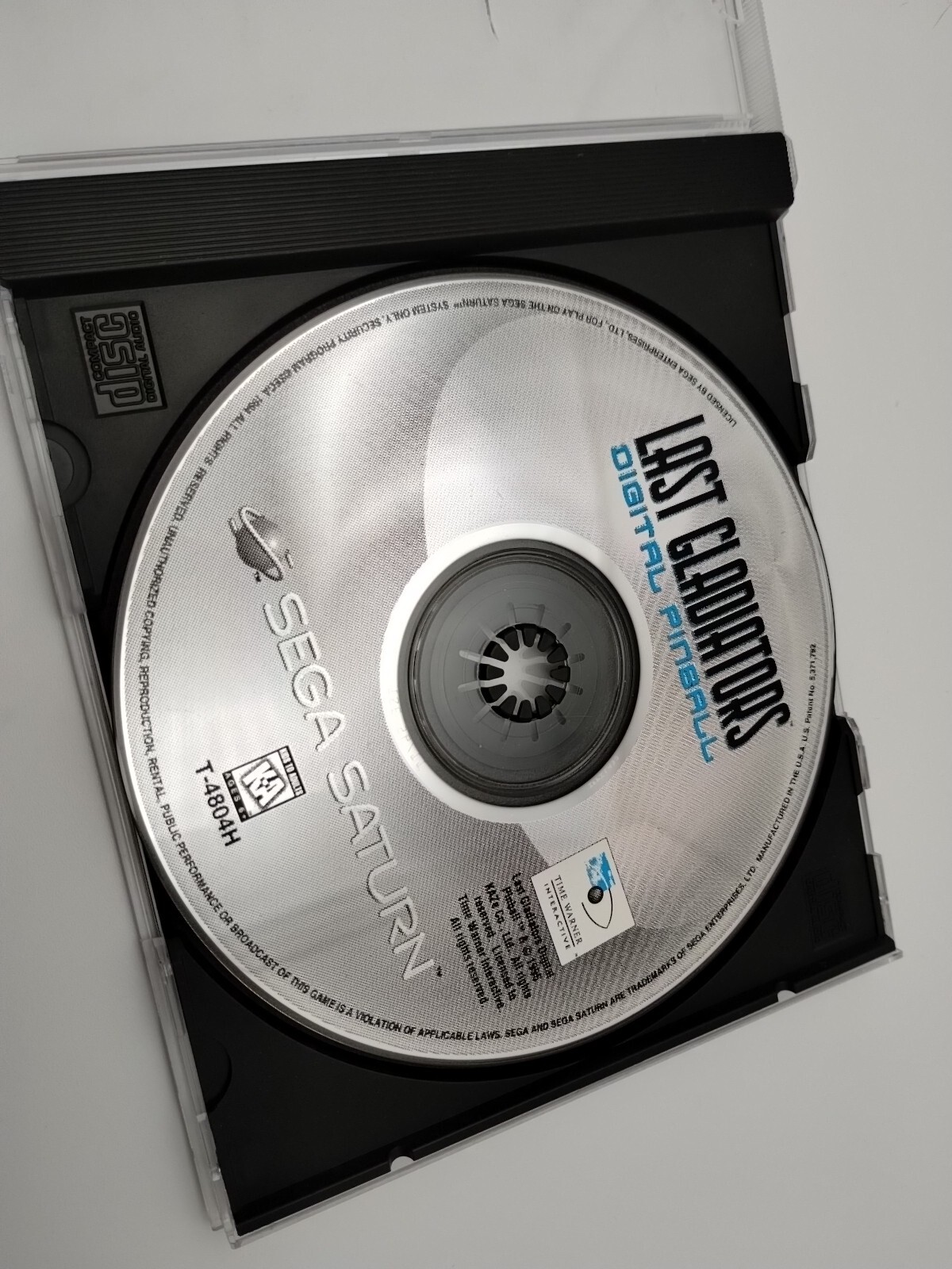 Last Gladiators: Digital Pinball, Sega Saturn, Case and Disc only Authentic!