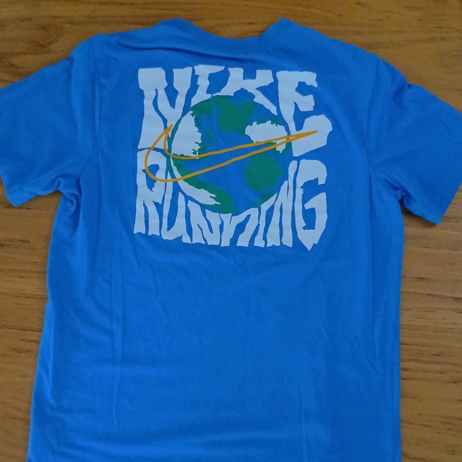 Nike Dri-FIT The Nike Tee Men’s M Blue Graphic Print T-Shirt gallery