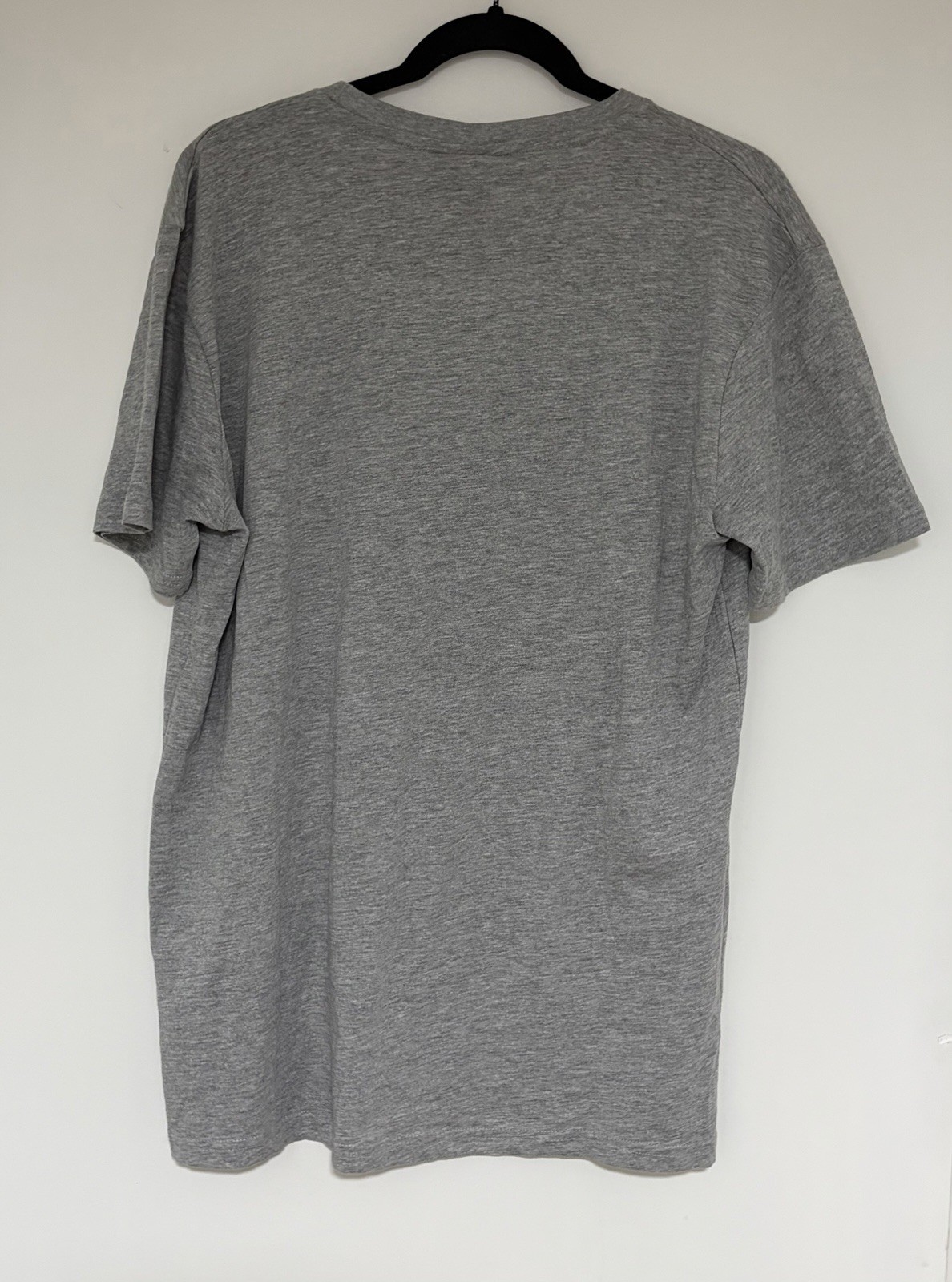 Hugo Boss Men’s Gray Short Sleeve Black Velvet Crew Neck Tee Shirt Sz L NWT gallery