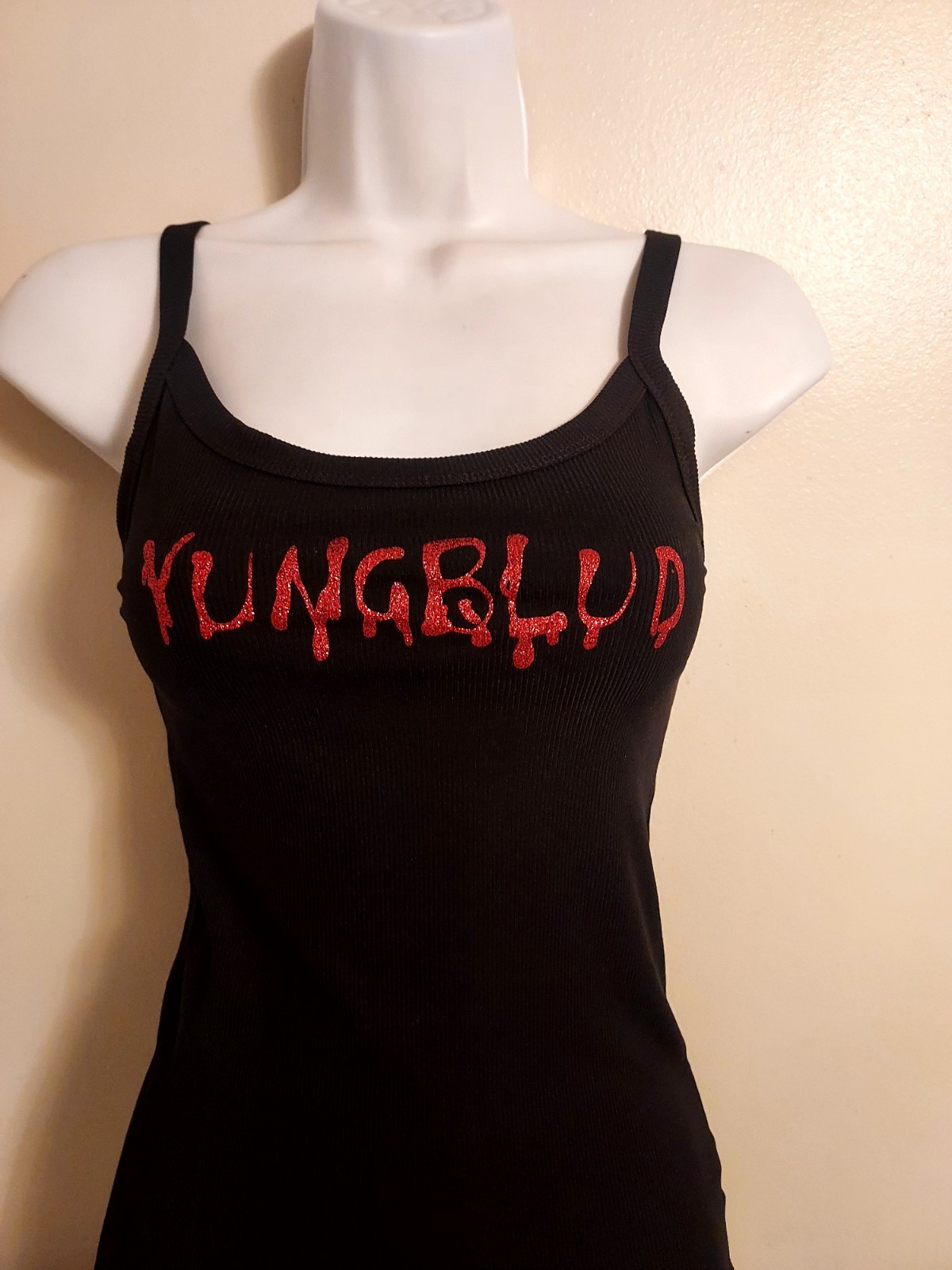 yungblud tank top yungblud crop top idols ii 2 tour yungblood Red GlitterXXs-2xl gallery