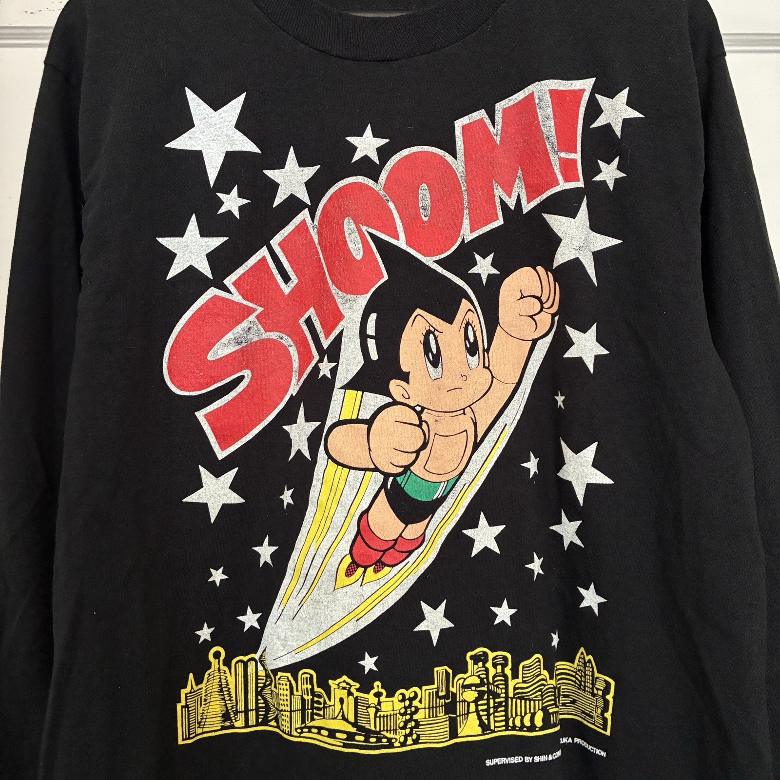 Vintage 90s Astro Boy Mighty Atom Long Sleeve Shirt Shin & Company Tezuka L/XL gallery