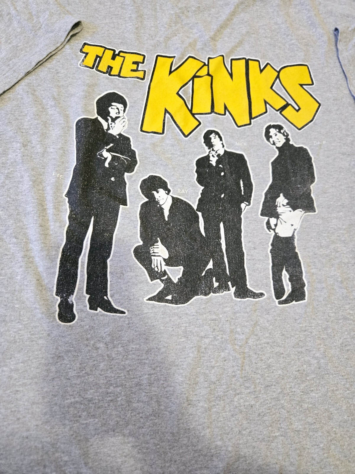 Vintage The Kinks Men’s T-Shirt Sound Size 4XL (i9