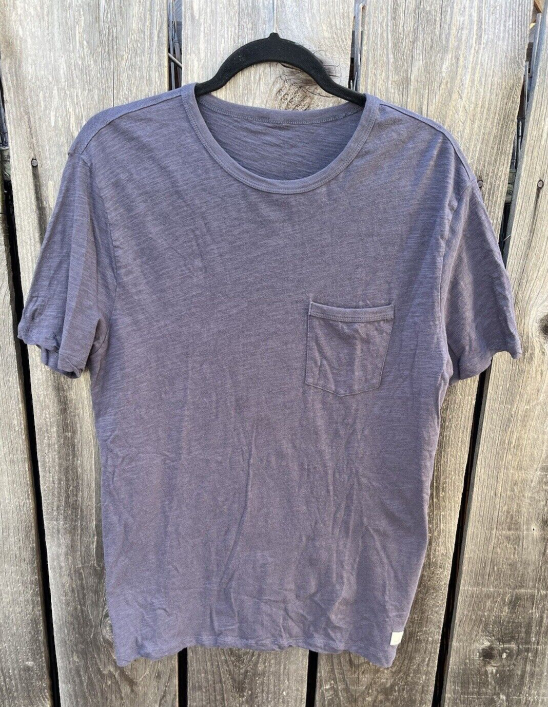 Men's Vuori T-Shirt Blue Pocket Solid NO SIZE Casual Norm City Classic Modern gallery