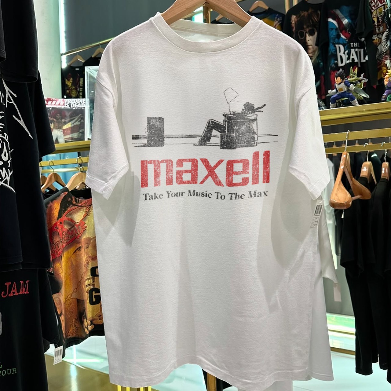90s Maxell Classic White T-Shirt L gallery