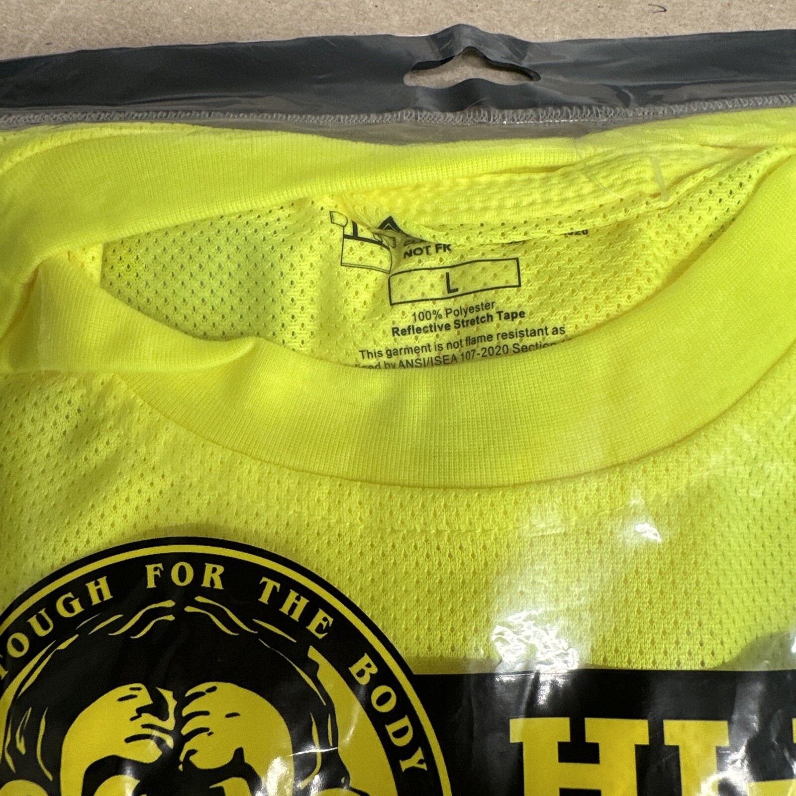(2) High Visibility Reflective Road Work Safety T Shirt, ANSI/ISEA Class 2, Lg. gallery