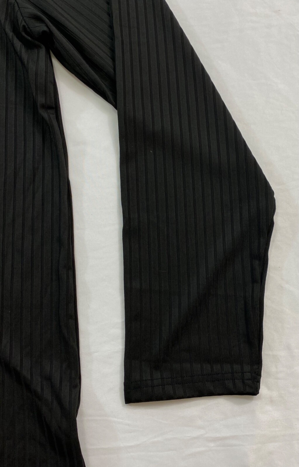 men's Gildan t-shirt size 5XL black long sleeve rib cuff pull-on cotton gallery