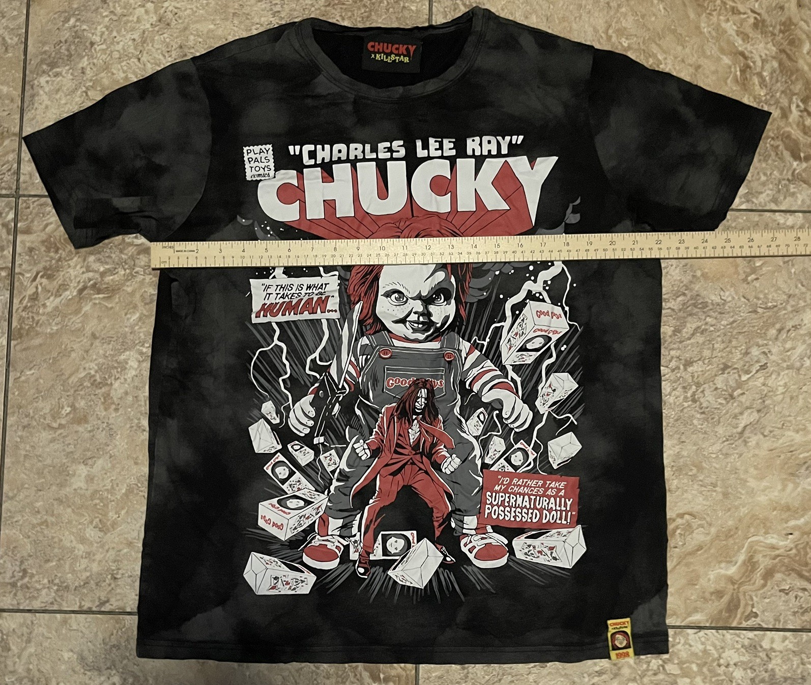 KILLSTAR x Chucky Child's Play "Charles Lee Ray" Comic Book Graphic Tee Black gallery