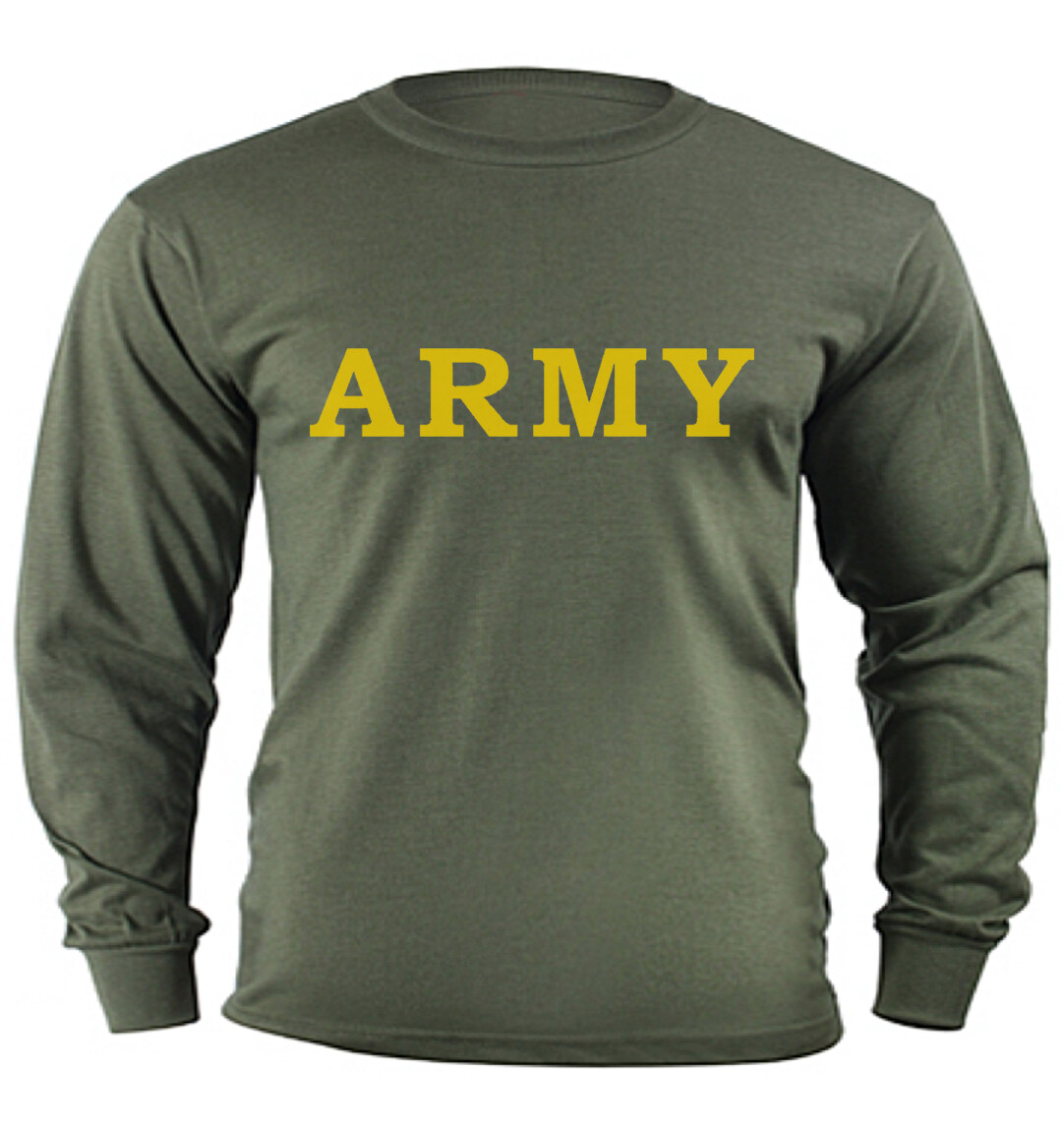 Long Sleeve Graphic Tee Military Tactical Gear Clothing Army Decal T-shirt gallery