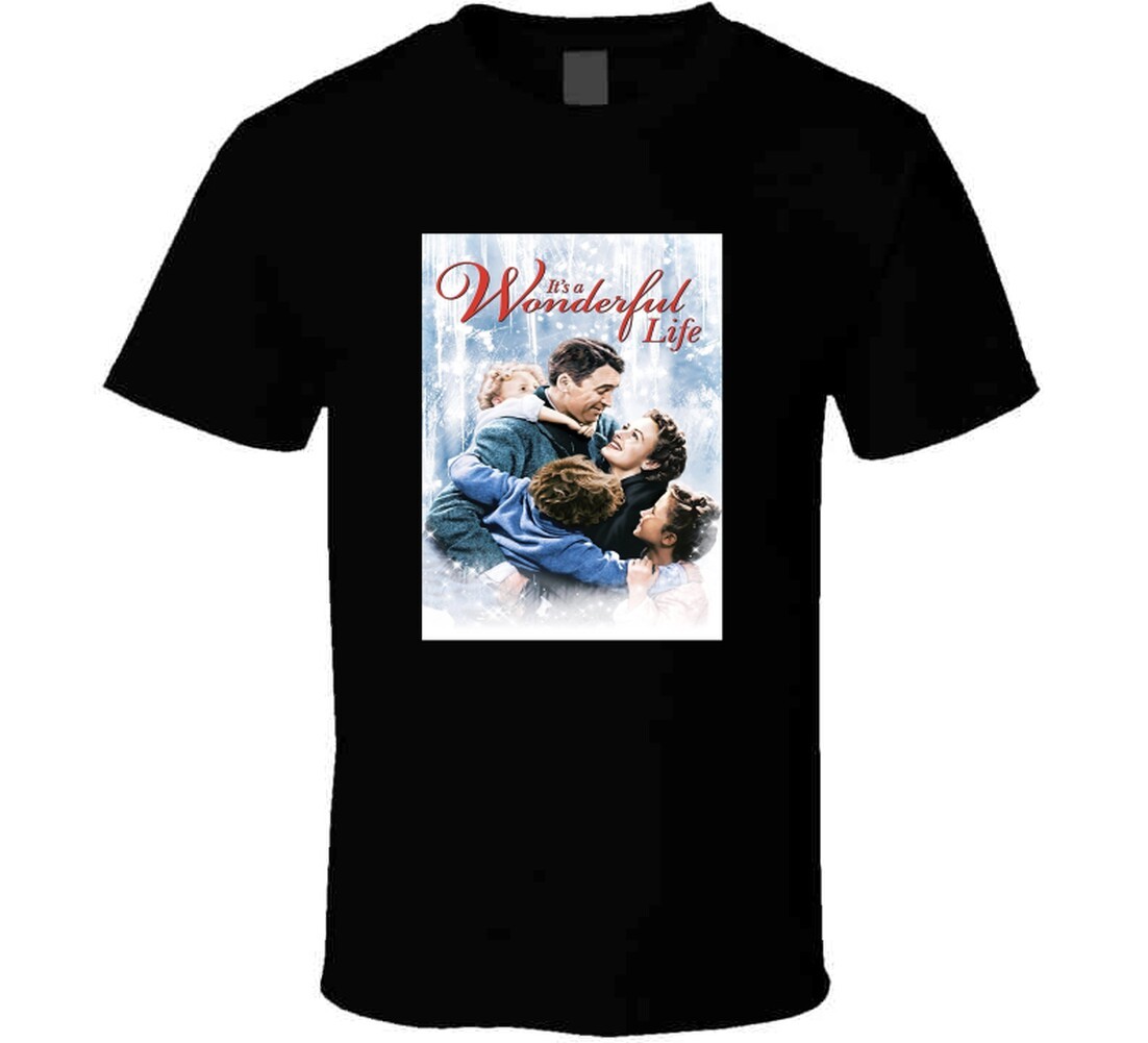 It's A Wonderful Life Movie Tee Classic Holiday Film T Shirt gallery