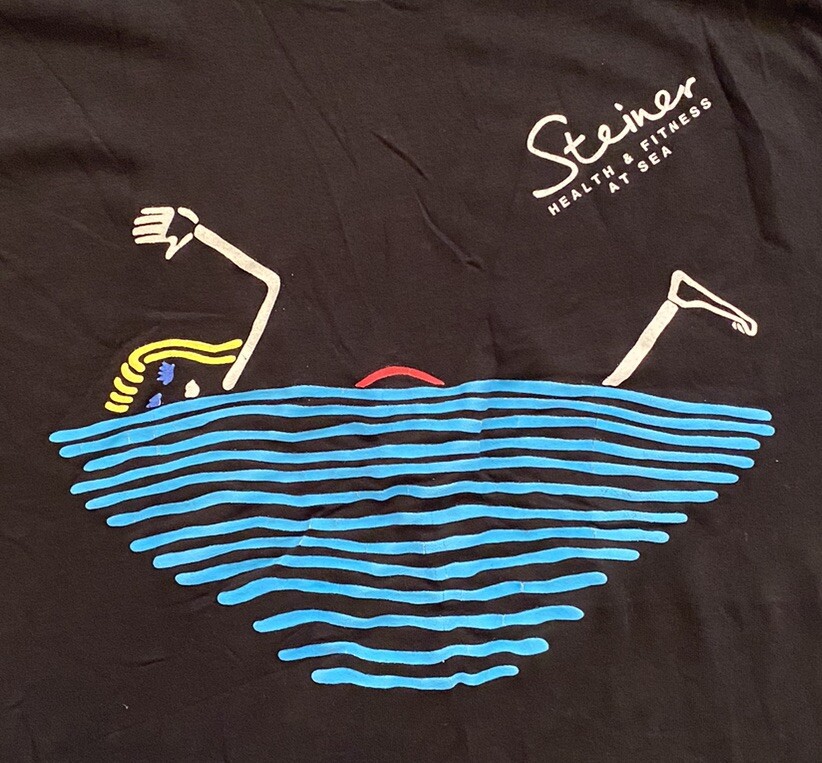 VTG Steiner Health & Fitness at Sea Swimmers Aquatic T Shirt XL Single Stitch gallery