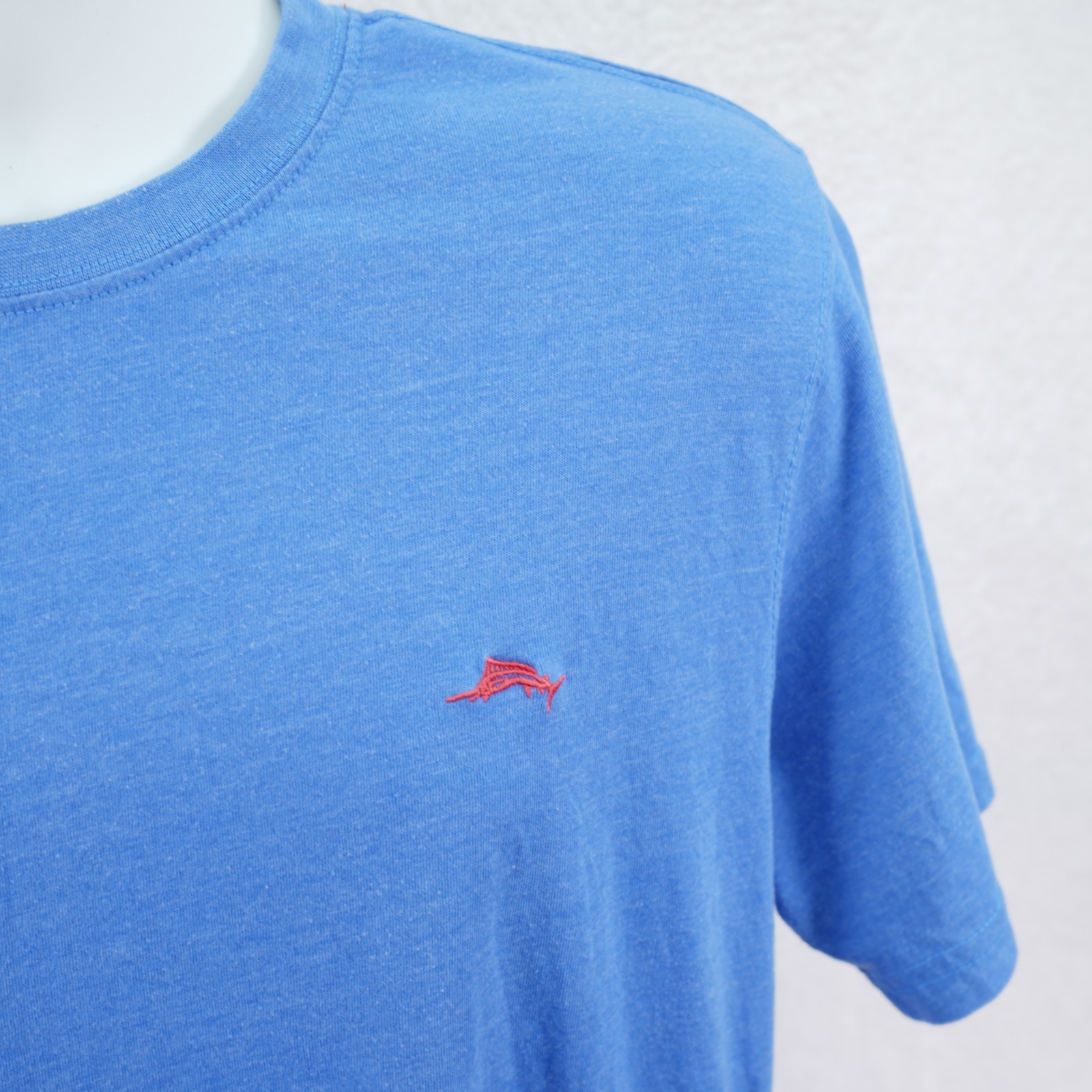 Joe Marlin Unwind XL Men's Blue T-Shirt Short Sleeve Crew neck Cotton Polyester gallery