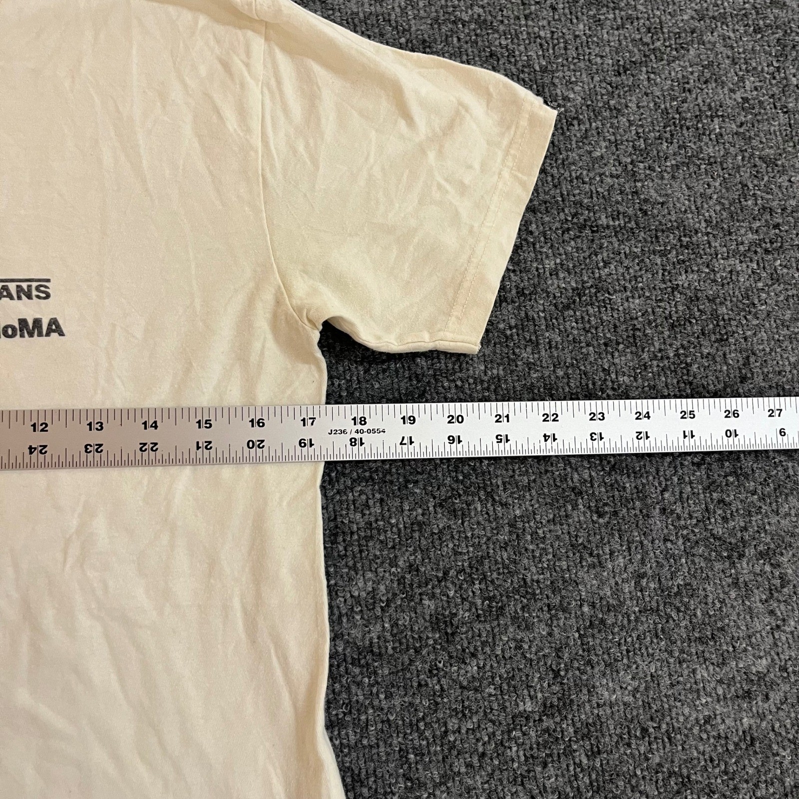Vans T-Shirt Mens Size Small Cream MoMA Kandinsky Abstract Art Graphic Classic gallery