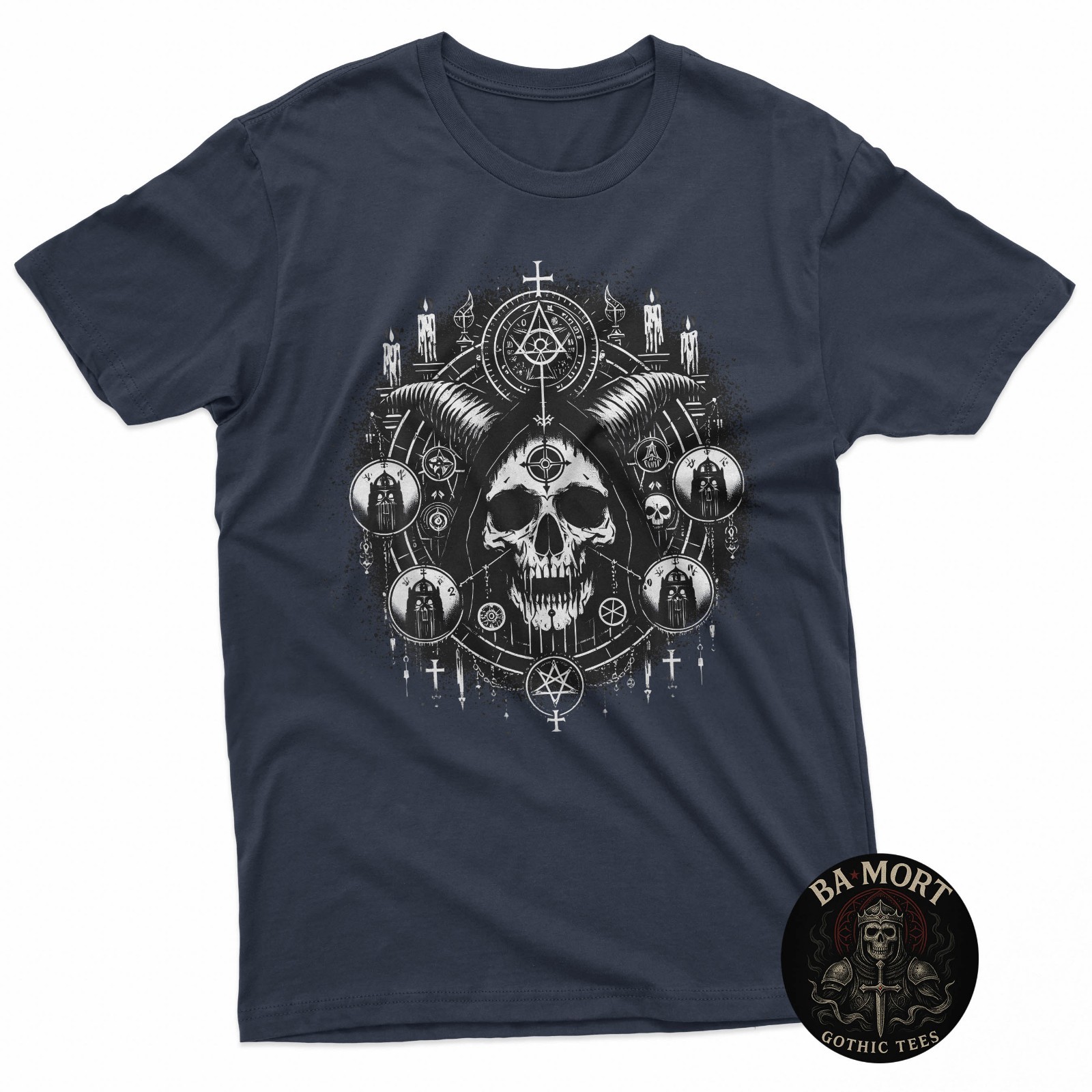 Satan Gothic Aesthetic Occult Unholy Grunge Emo Punk Satanic T-Shirt gallery