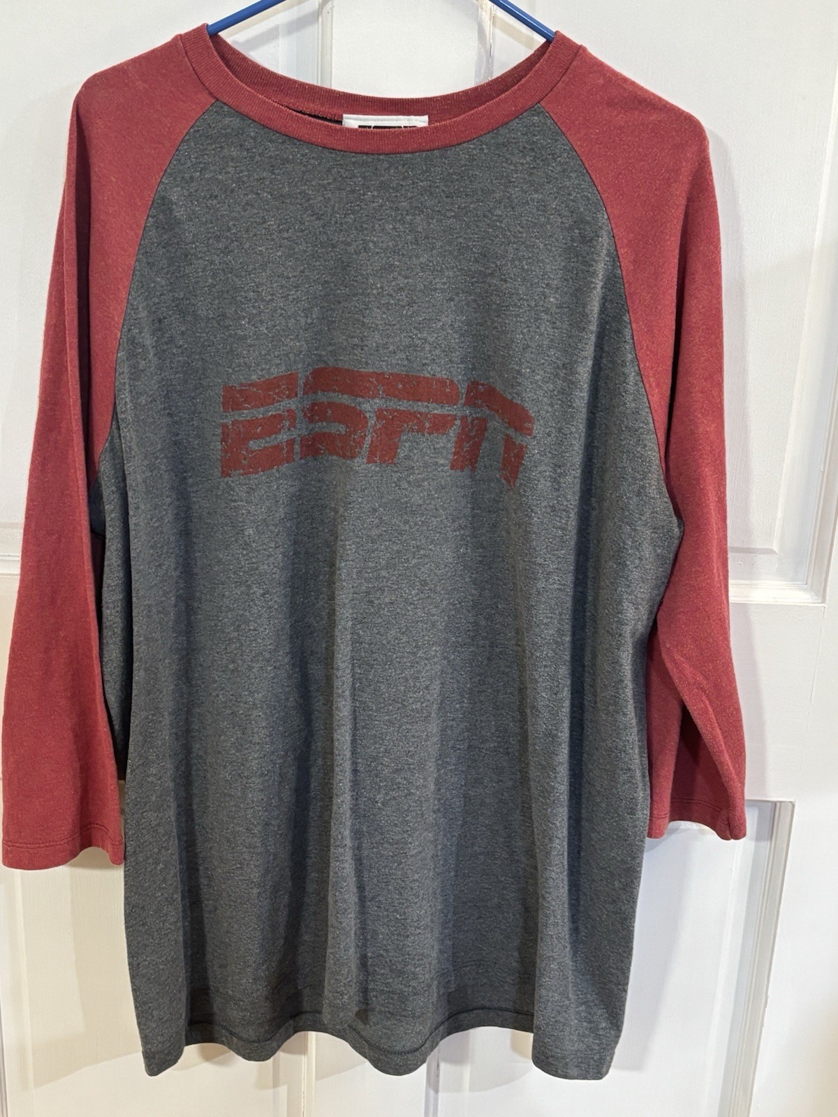 ESPN Baseball Tshirt 3/4 Length Sleeve XL