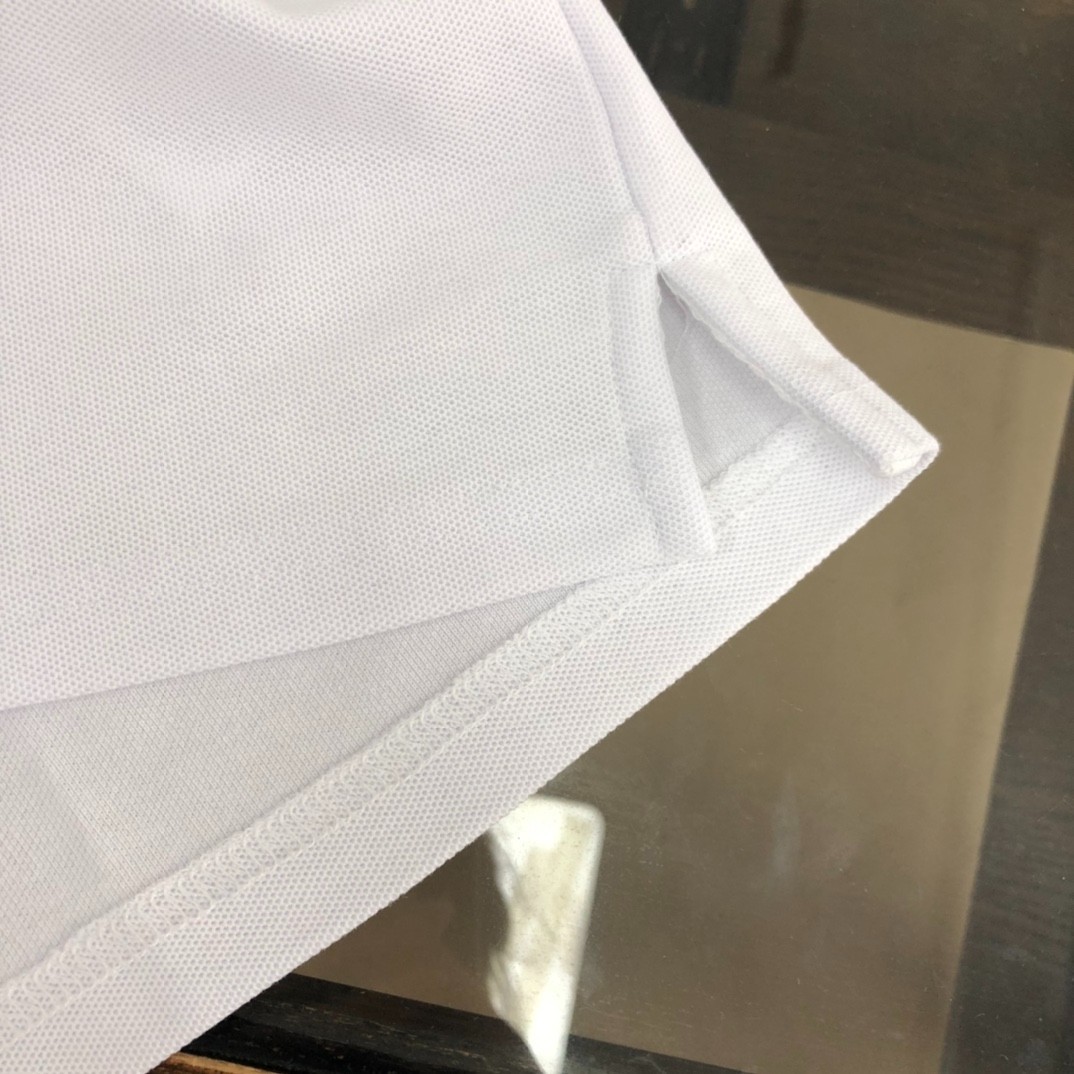 Moncler White Collared Summer Short-Sleeve Polo Shirt L gallery