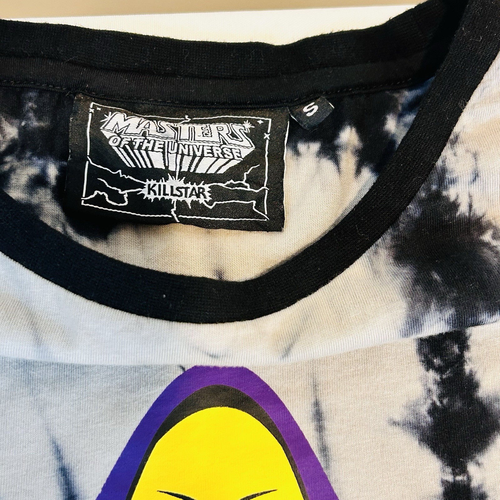 Killstar x Masters of the Universe Skeletor Tie Dye He-Man Small Shirt gallery