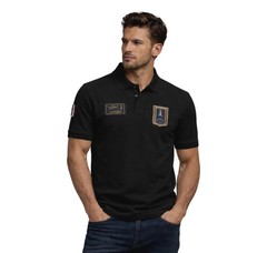 Air Force Polo Men’s Tricolor Arrows With Patch PO1927UP00191 Black