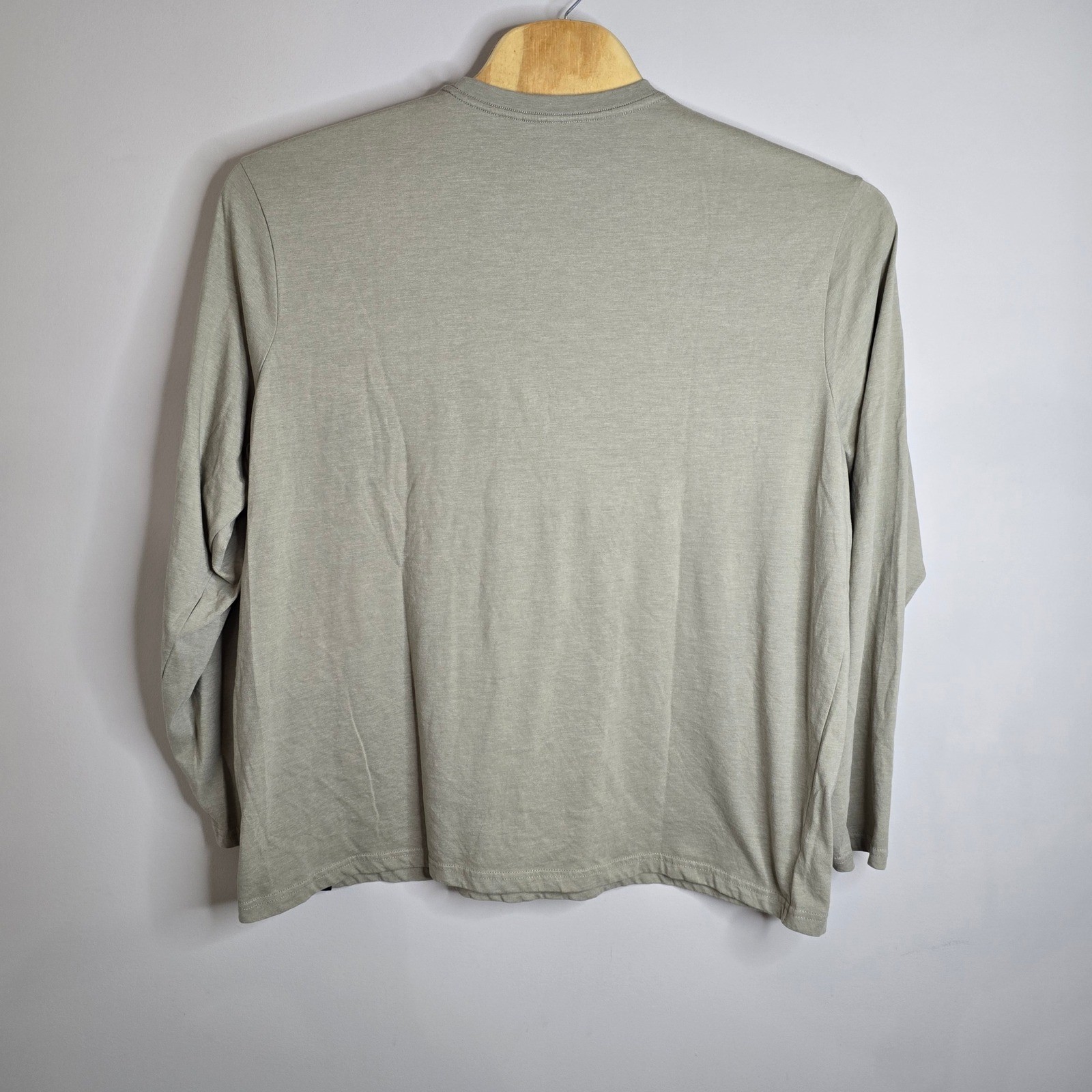 Mountain and Isles Mens XXL Papa Bear Graphic Long Sleeve T-Shirt Khaki Green gallery