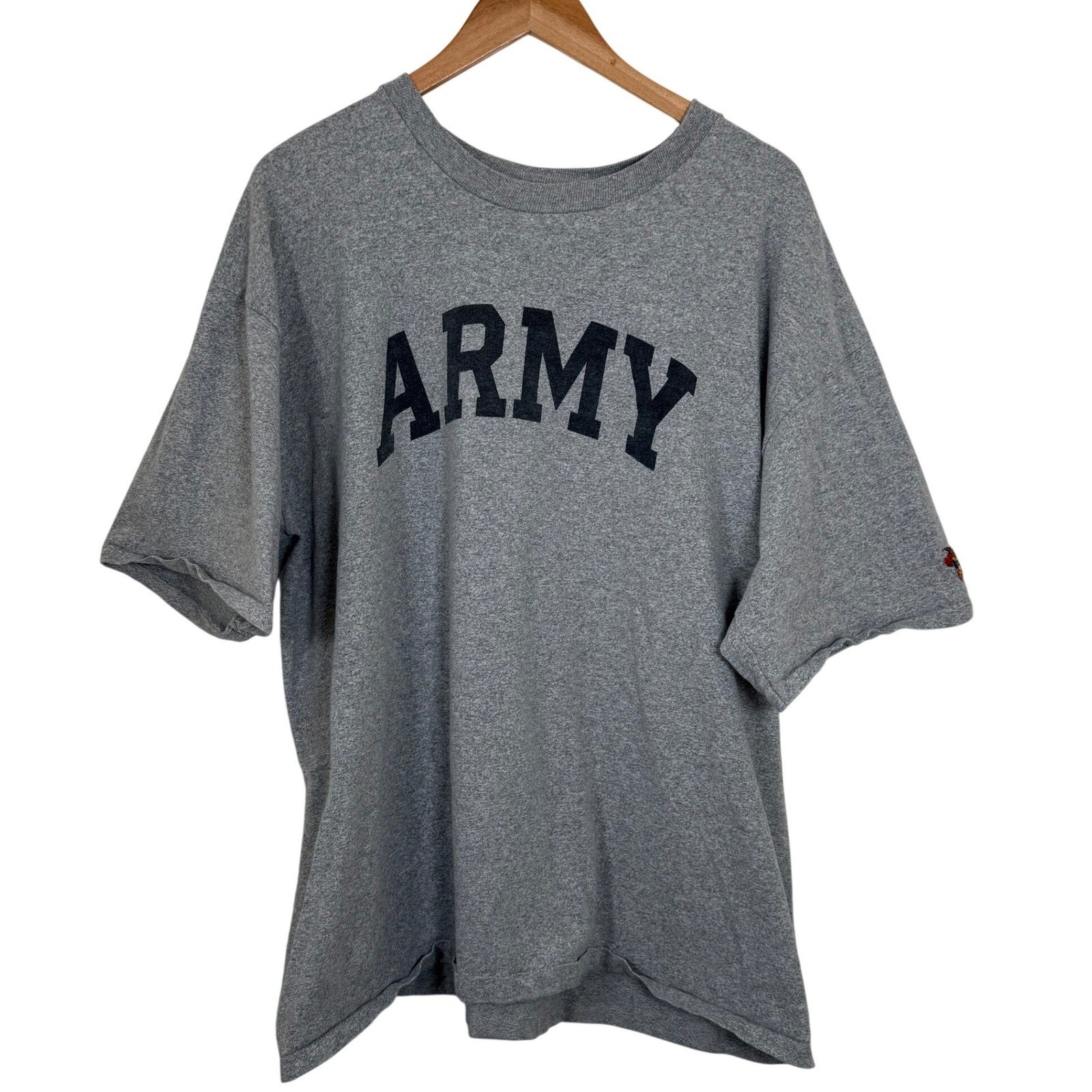 Vintage Army West Point 90’s T-Shirt Mens XL Gray USA Made Military Rayon