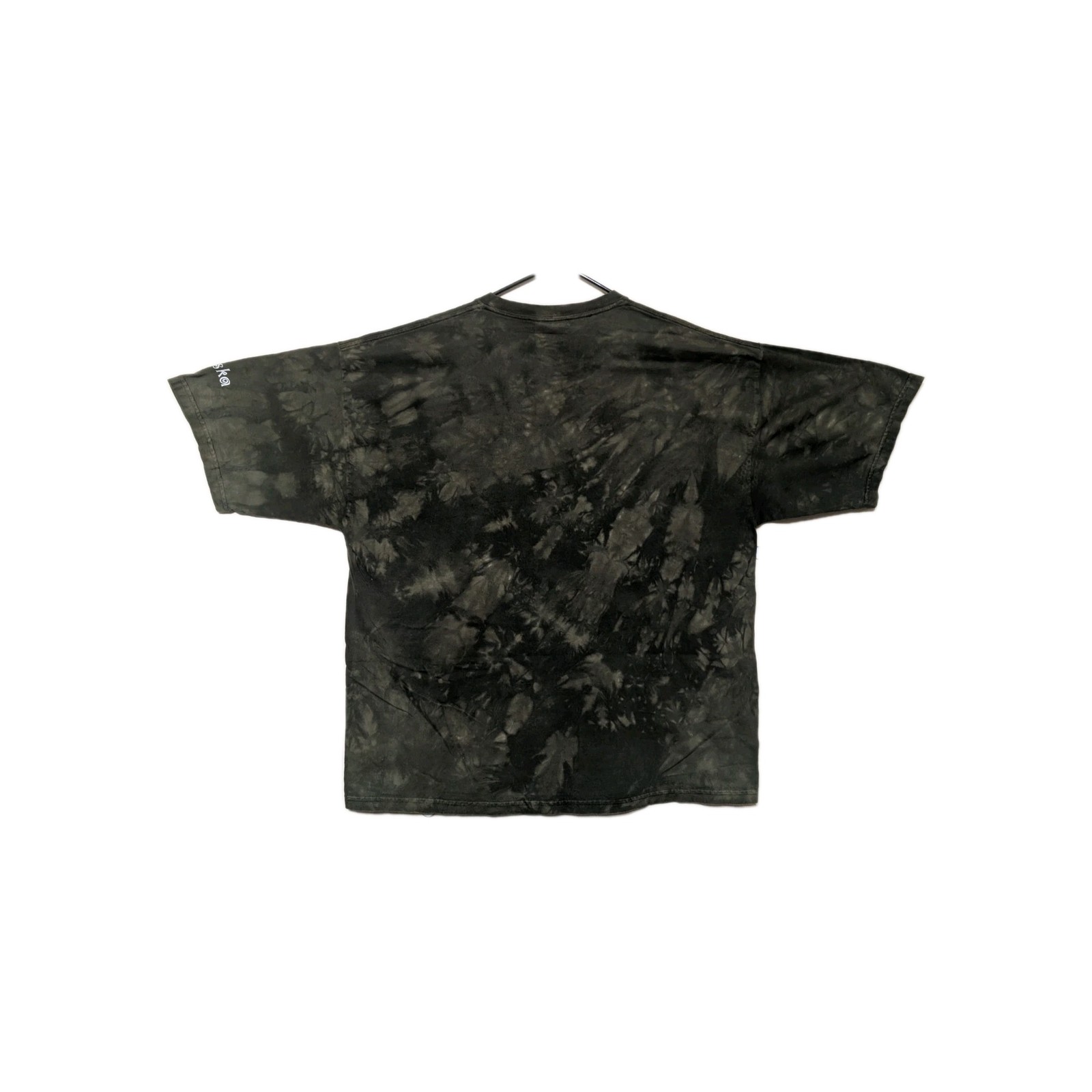 The Mountain Mens T-shirt Vintage 2004 Green "Wolf Pack" Leather Tag XL #5573 gallery