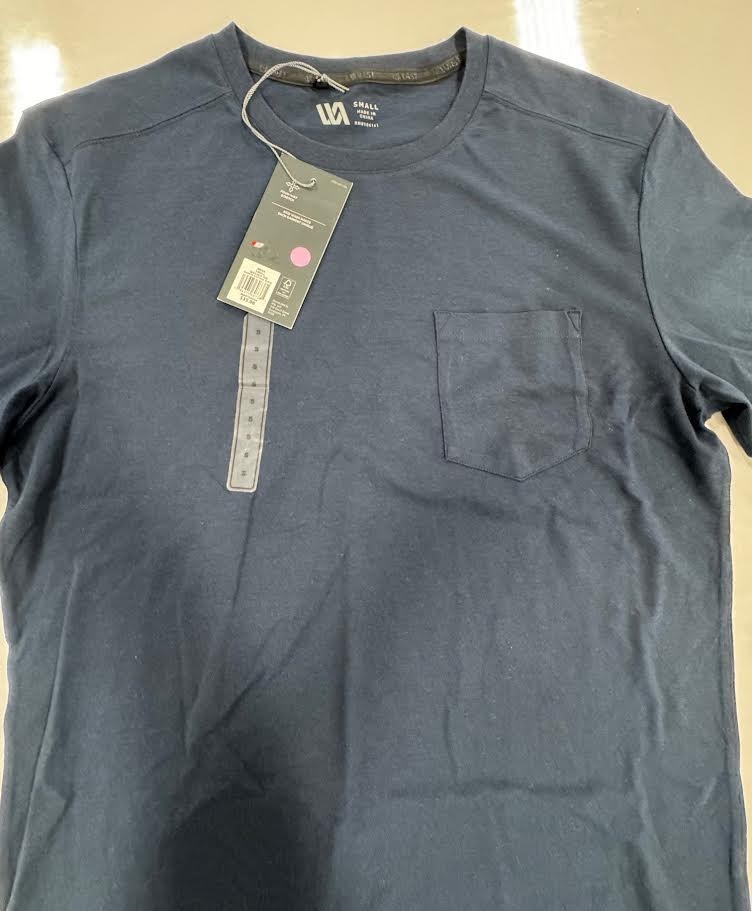 VRST ' MENS ' WASHED TEE ' DARKER ARDOSIA SLATE ' SMALL - UV PROTECTION gallery