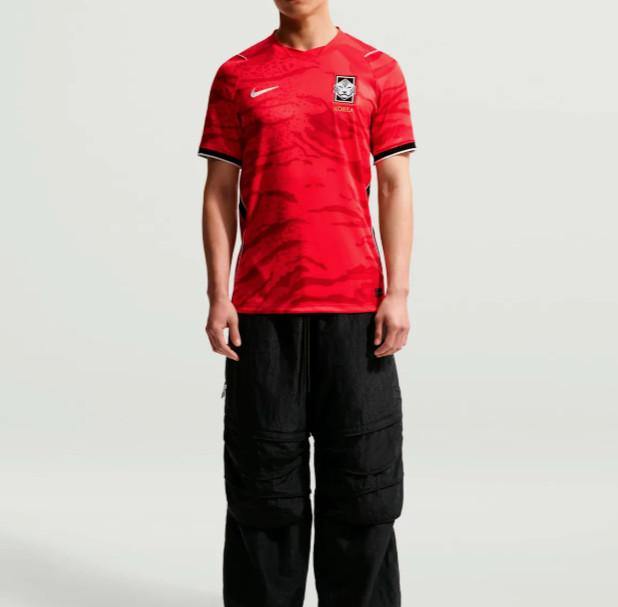 Nike Korea 2026 Stadium Home Dri Fit Soccer Replica Jersey Top Red IB5328-679 gallery