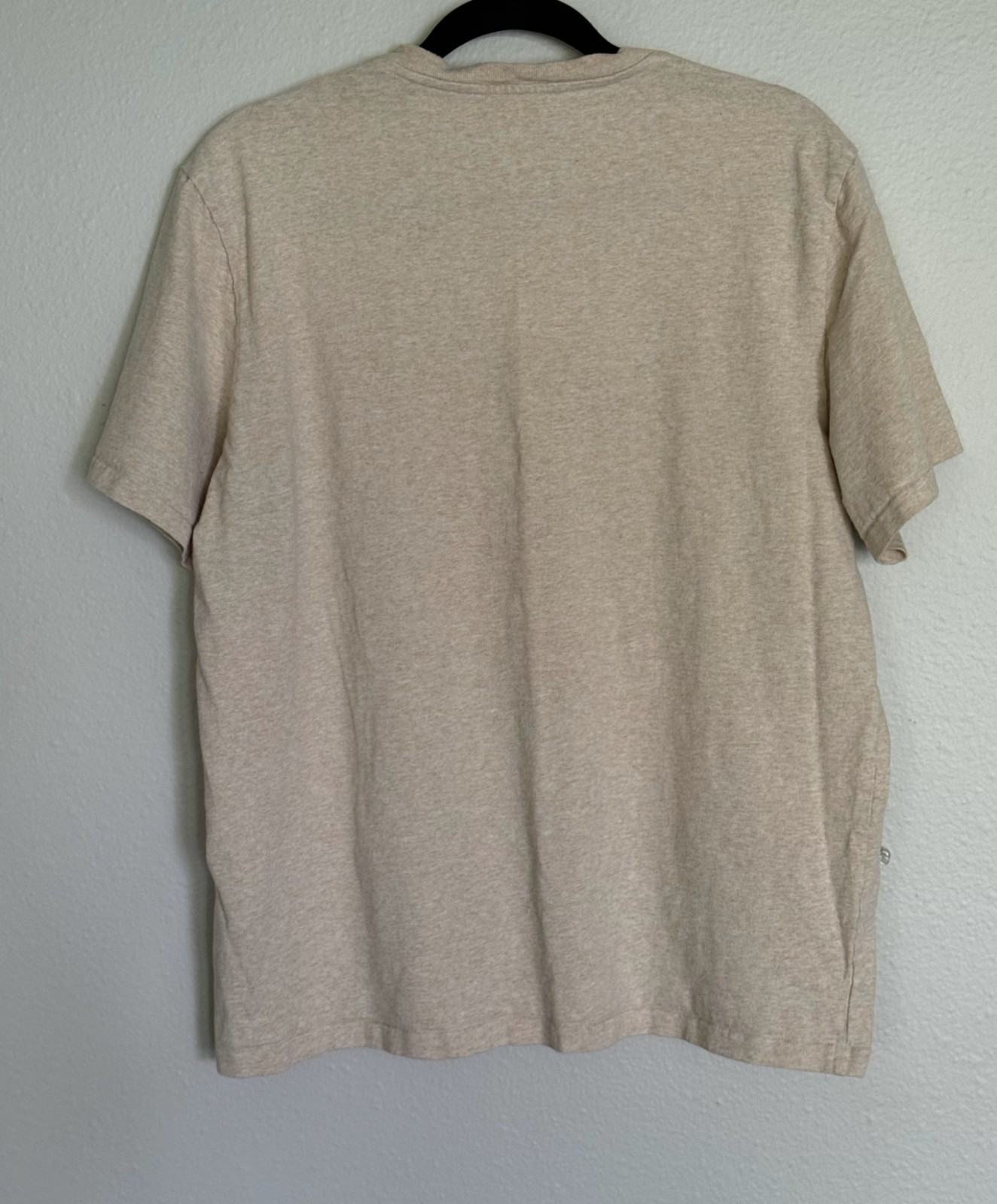 Everlane Men's Premium-Weight Crew T-Shirt - Heather Oatmeal - Size L gallery