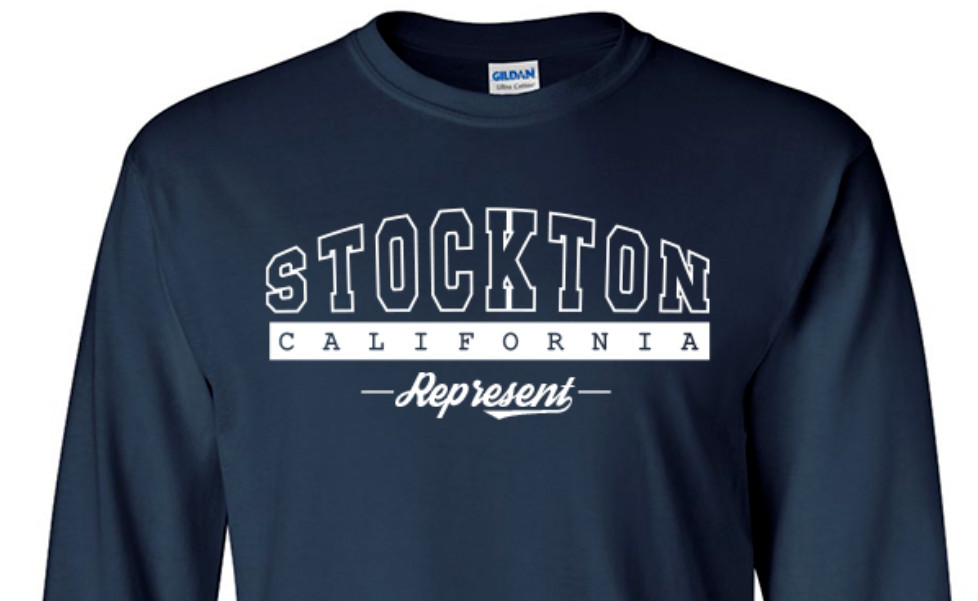 Stockton California State T-Shirt Long Sleeve Graphic Tees Unisex Apparel gallery