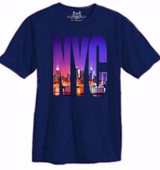 NEW MENS DIGITAL PRINTED NYC NEW YORK CITY LANDSCAPE GRAPHIC DESIGN T-SHIRT TEE
