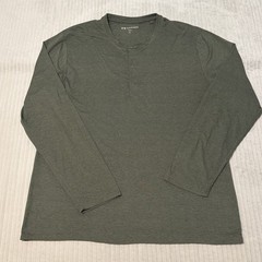 7 Diamonds Core Henley Men’s XL Green Performance Lightweight Shirt Long Sleeve