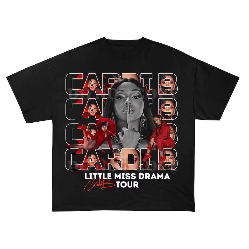 Cardi B Inspired Shirt | Am I The Drama | Little Miss Drama Tour gallery