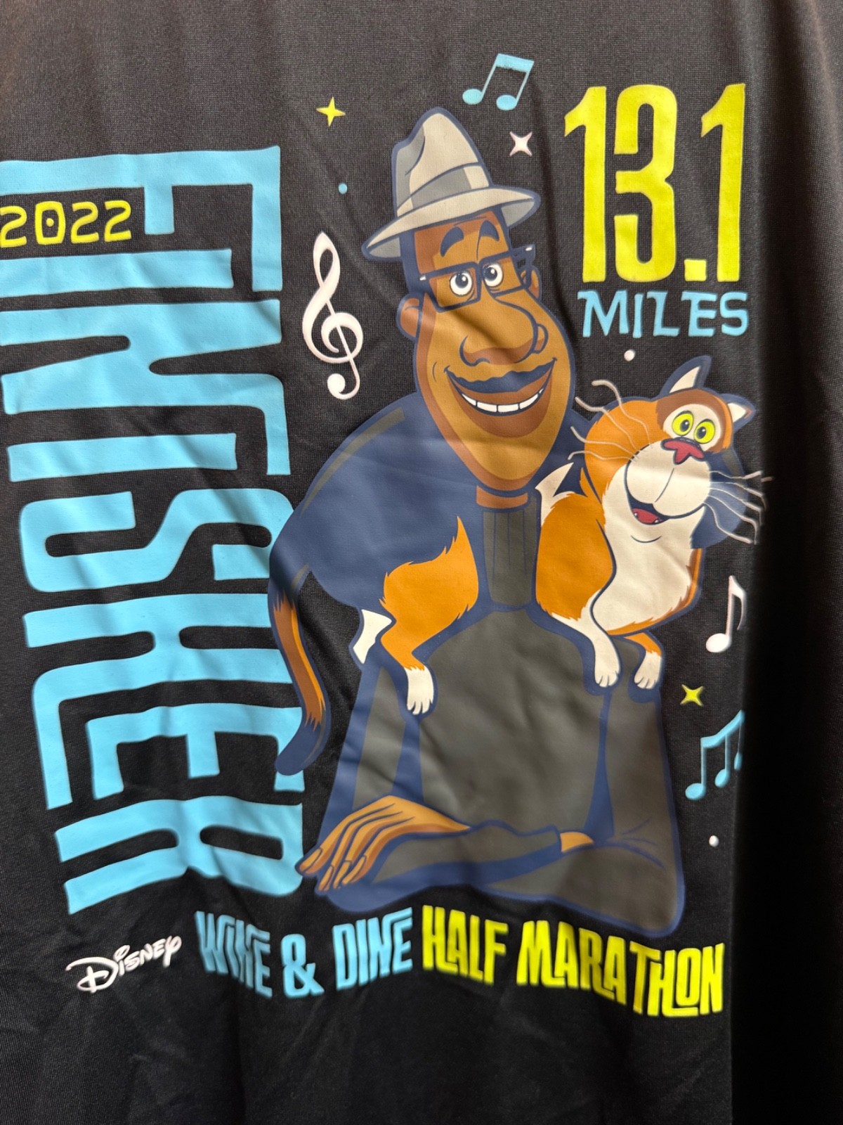 RunDisney 2022 13.1 Miles Black Shirt "I DID IT" Wine Dine Half Marathon 3XL NWT gallery