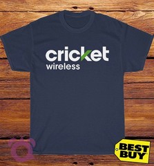 New Cricket Wireless Logo Men’s Funny T-Shirt Made In USA Size S to 5XL