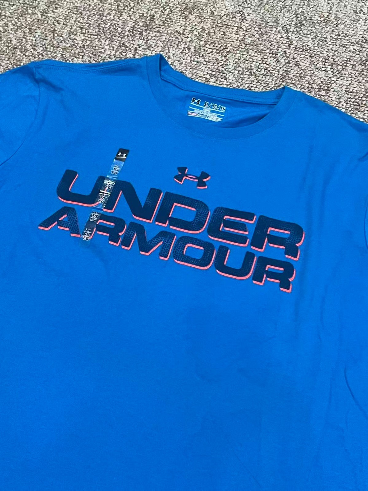 Under Armour Men HeatGear UA Wordmark Charged Cotton Loose SS Shirt (1283640) gallery